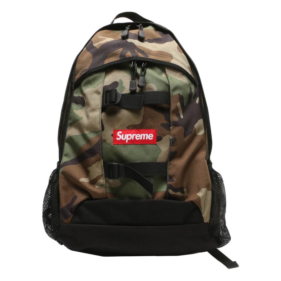 正規店で購入。Supremeの迷彩柄のバックパック リュックです。
