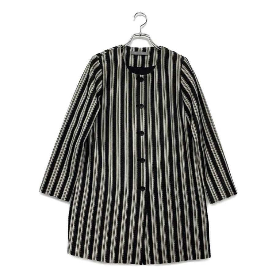 セオリーリュクス theory luxe ストライプ ノーカラー ジャケット