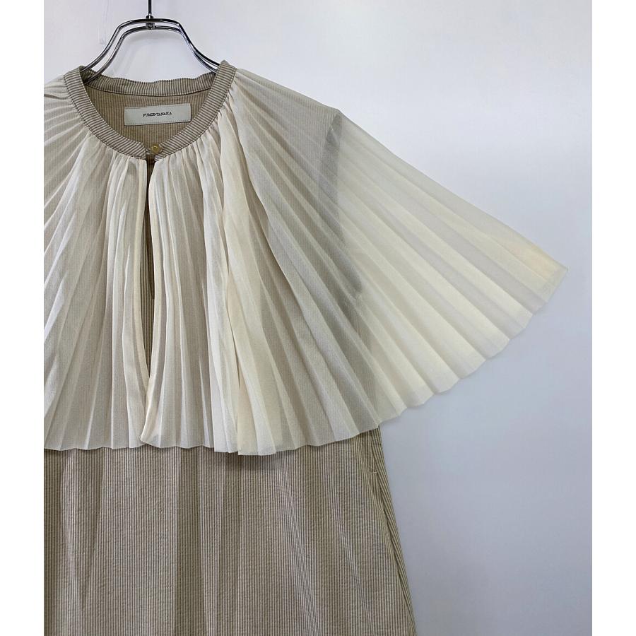 美品 フミエタナカ ワンピース pleats neck 0P レディース SIZE 2