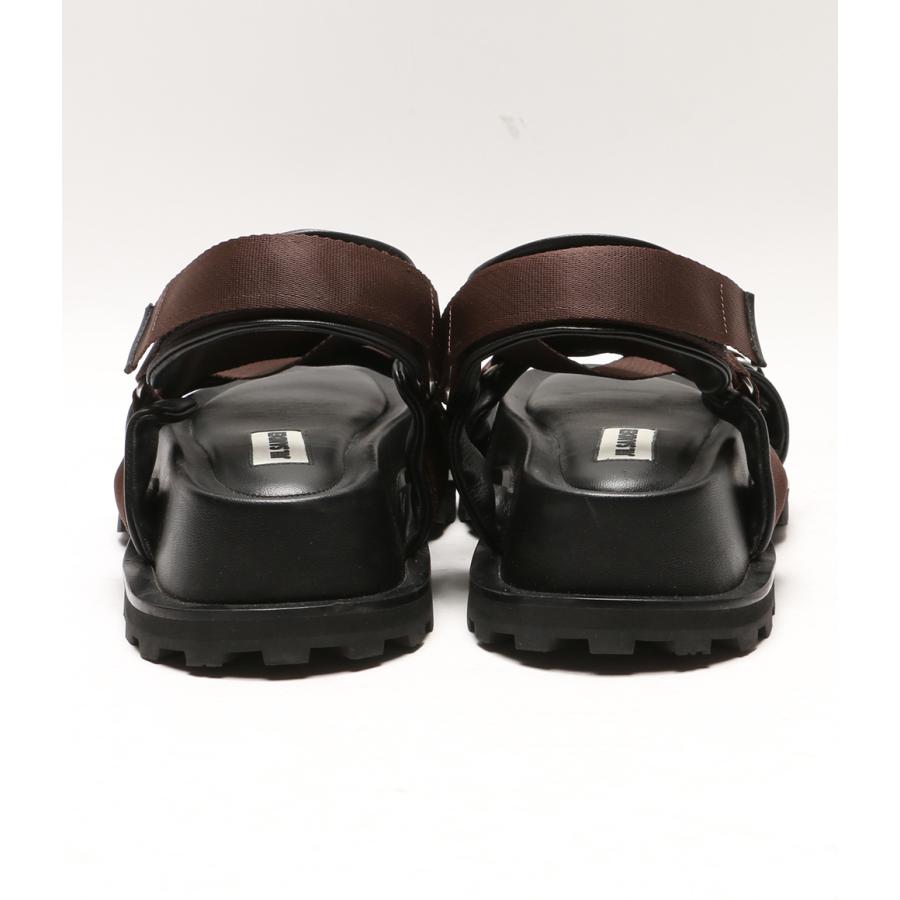 22SS JIL SANDER プラットフォーム サンダル ブラック 40 中古・古着通販】JIL SANDER (ジルサンダー) プラットフォームサンダル