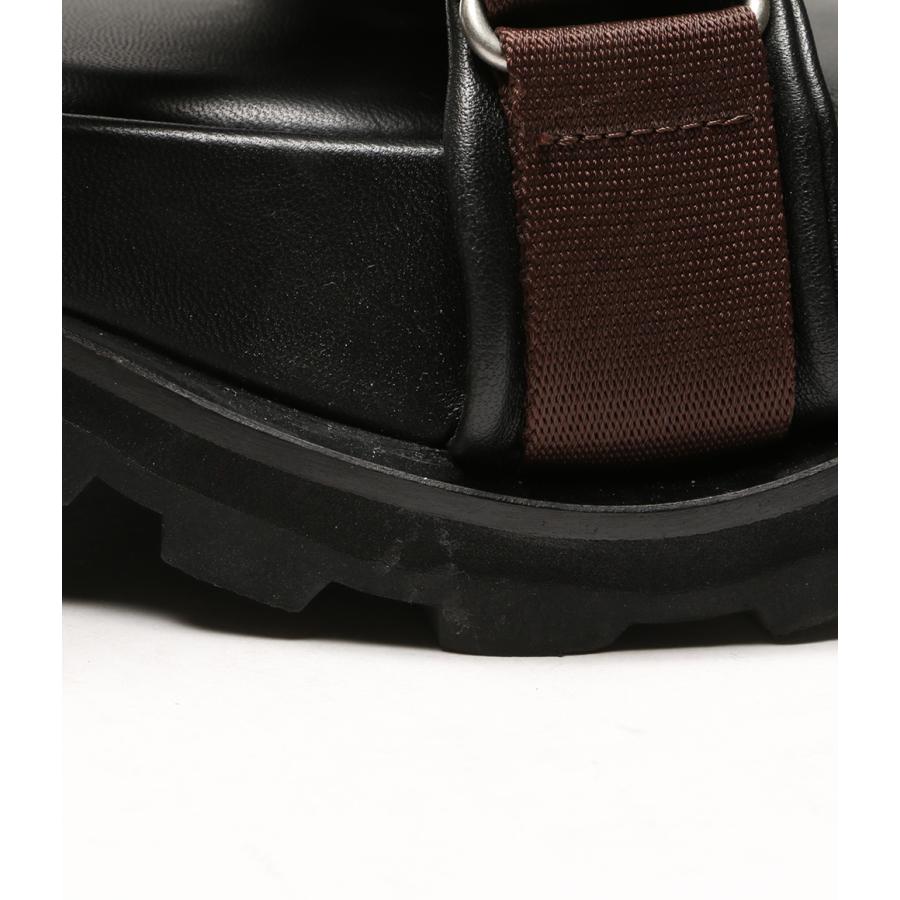 ジルサンダー サンダル プラットフォームサンダル ブラック