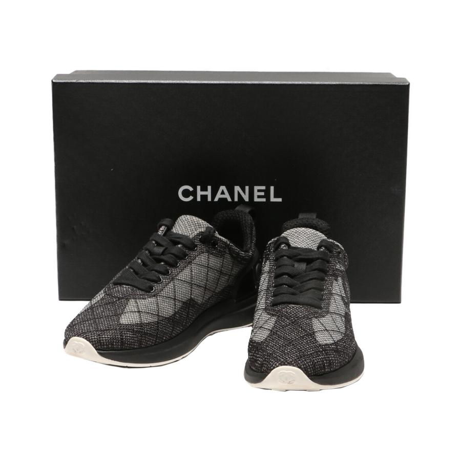 シャネル ココマークメッシュスニーカー G37129 レディース SIZE 36 