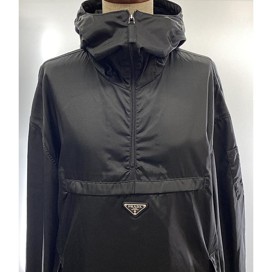 プラダ アノラックパーカー 18AW ブラック プルオーバー メンズ
