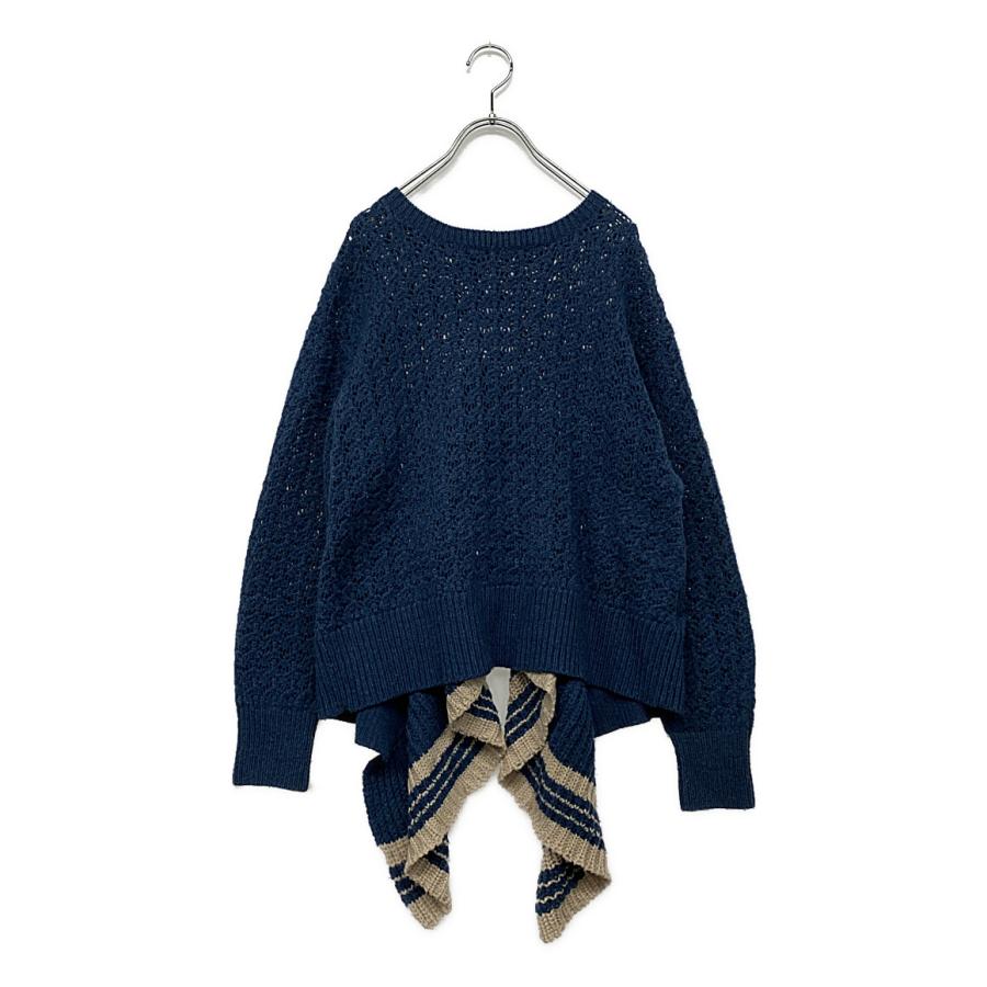 ケイタマルヤマ ニット AH1-1842503JG ブルー 変形 レディース SIZE 1