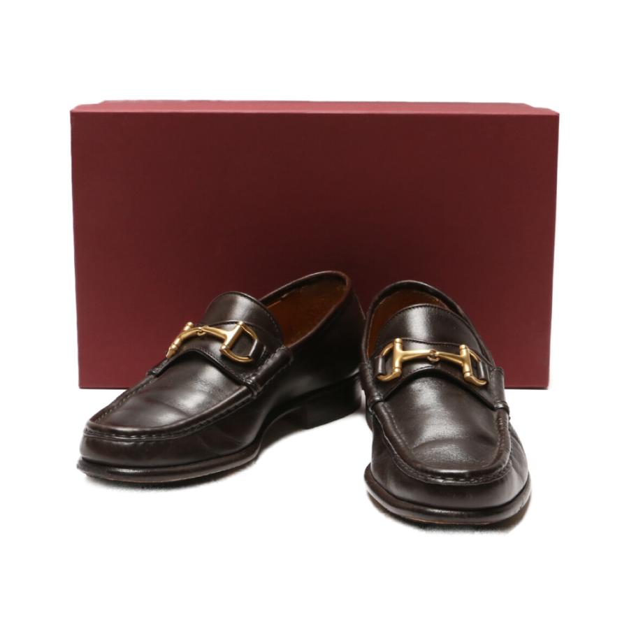 エンツォボナフェ ローファー ホースビットコードバン メンズ SIZE 4 1