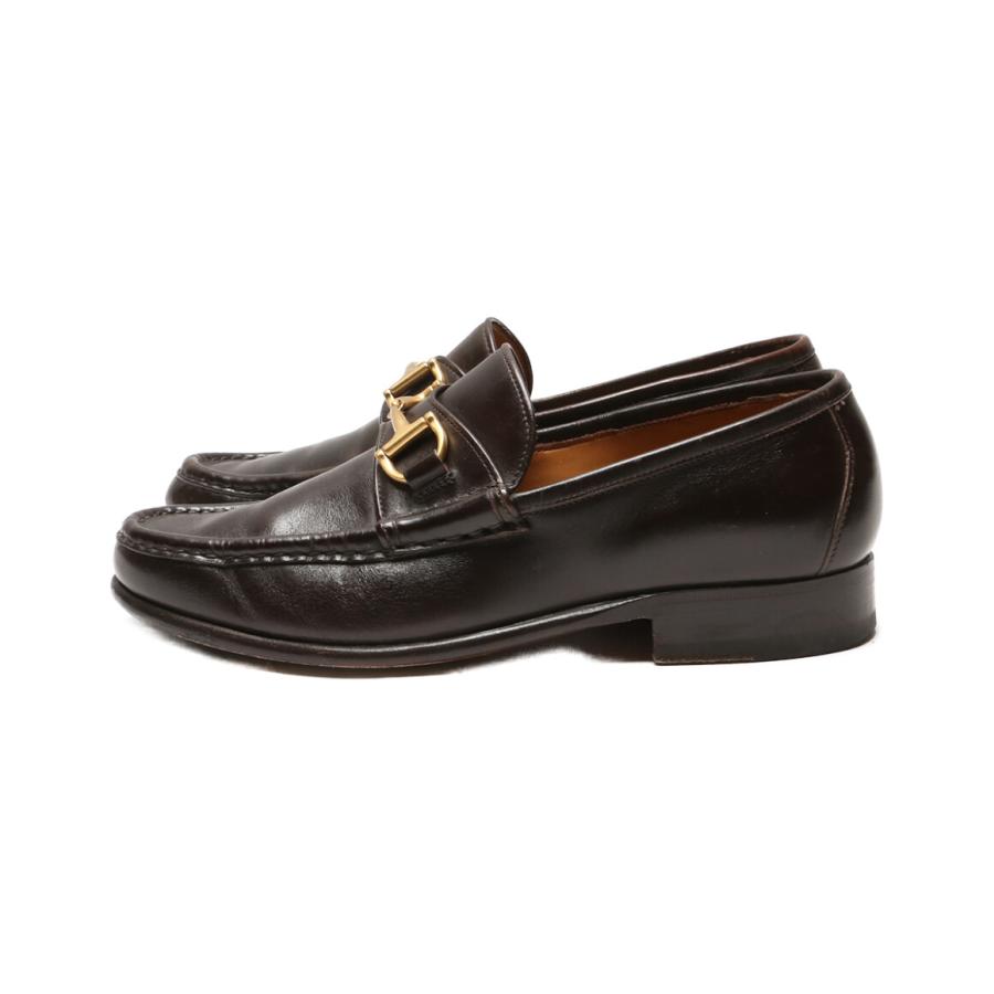 エンツォボナフェ ローファー ホースビットコードバン メンズ SIZE 4 1