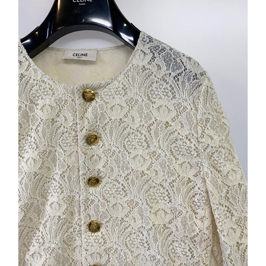 美品 セリーヌ チェルシージャケット レース 24SS レディース