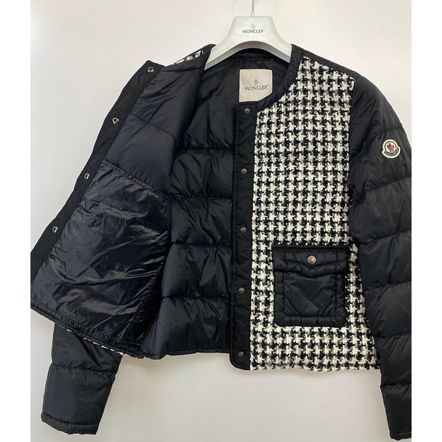 美品 モンクレール ダウンジャケット BECASSE 千鳥格子 23AW 美品 モンクレール ダウンジャケット BECASSE 千鳥格子 23AW
