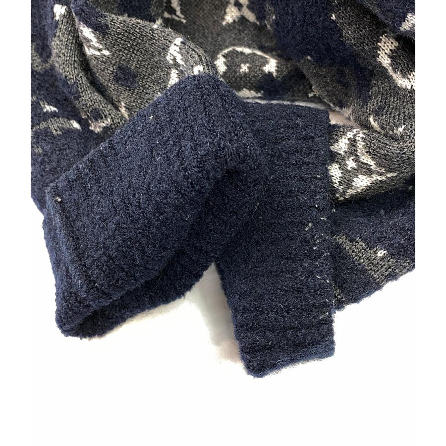 ルイヴィトン 長袖ニット ディストレスモノグラム 21SS メンズ