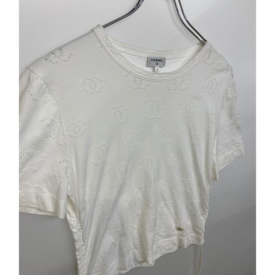 シャネル 半袖Tシャツ ココ クロップド Tシャツ P72733K10463