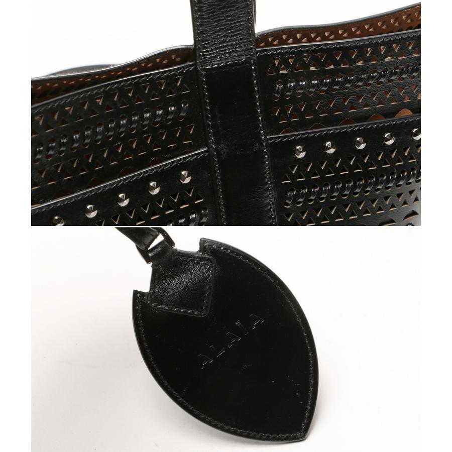 美品　ALAIA　アライア　スタッズ　エンベリッシュ　レザー　ベルト　75 アライア ショルダーバッグ スタッズ レディース alaia 中古