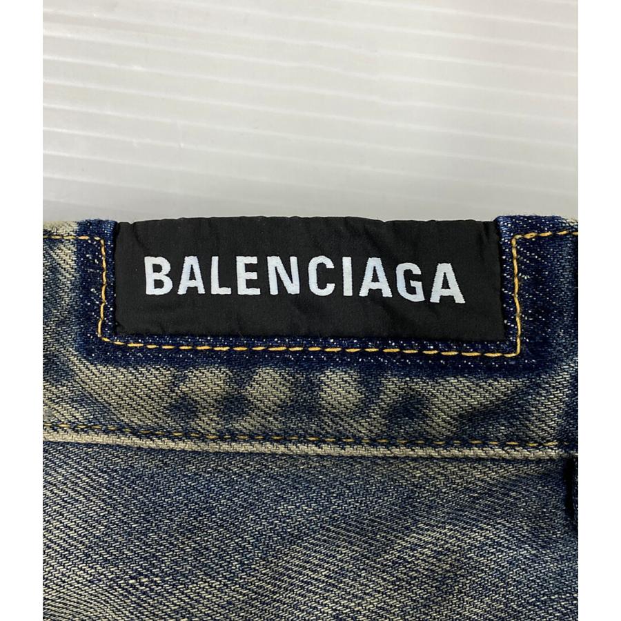 VETEMENTS BALENCIAGA ダメージデニム BALENCIAGA - ワイドダメージデニムの通販 by jagaimo