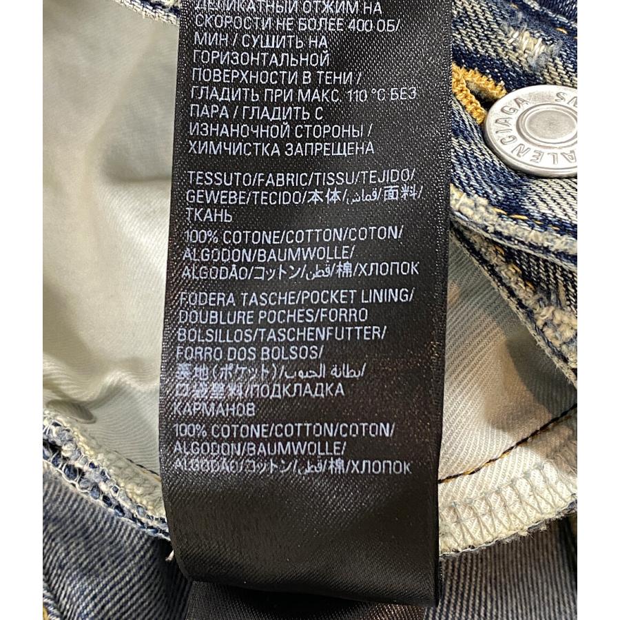 バレンシアガ デニムパンツ ダメージ加工 BAGGY PANTS レディース SIZE