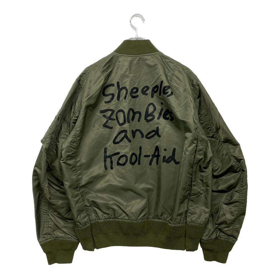 sacai MA-1 メンズブルゾン　カーキ サカイ ジップブルゾン MADSAKI MA-1 カーキ 22AW メンズ SIZE 3 sacai