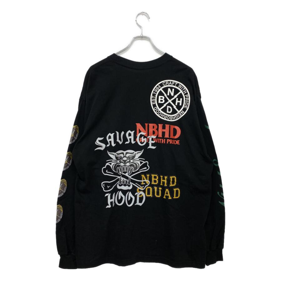 ネイバーフッド 長袖Tシャツ NH.TEE LS-17 マルチ BLK 2024FW メンズ