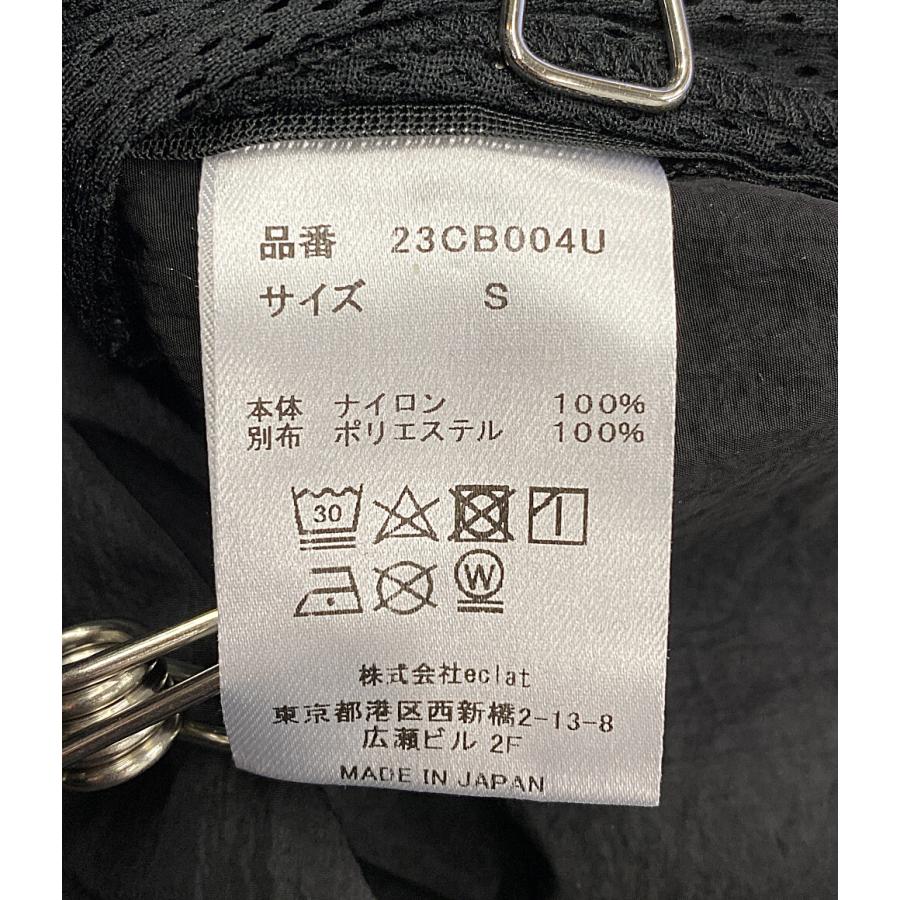 美品 シャルボン リモンタ 半袖パーカー ハーフジップ ナイロン