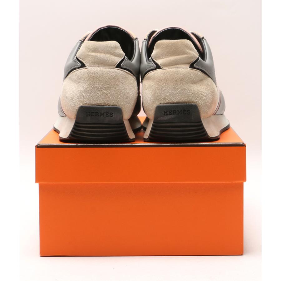 HERMES エルメス　スニーカー　メッシュ　スエード　37 044734_1.jpg