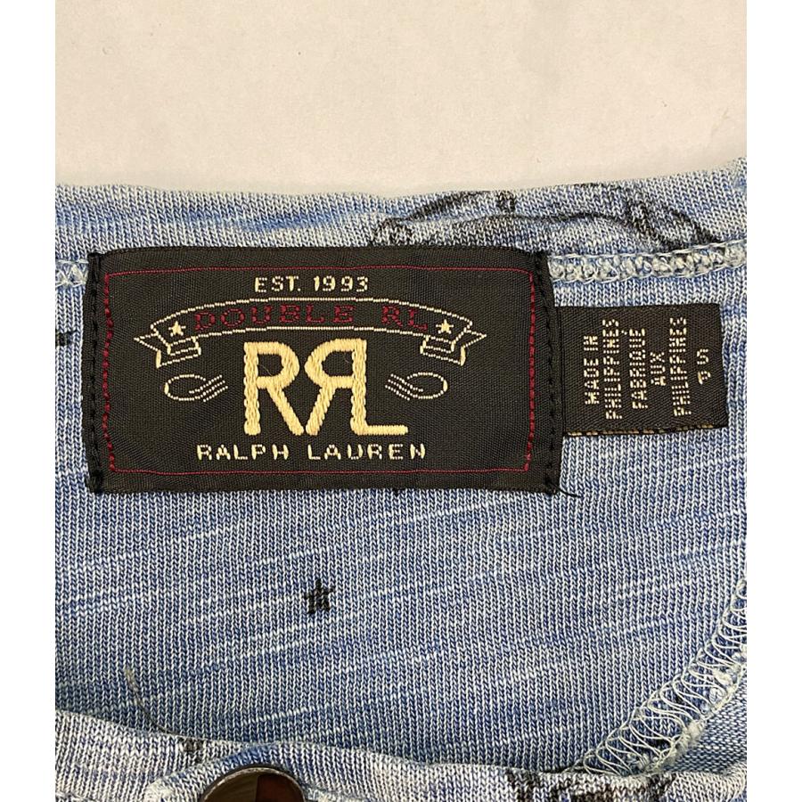 RRL ダブルアールエル アンカー柄 半袖シャツ 麻 XS 中古 RRL ダブルアールエル 半袖シャツ XS ブルー - メルカリ
