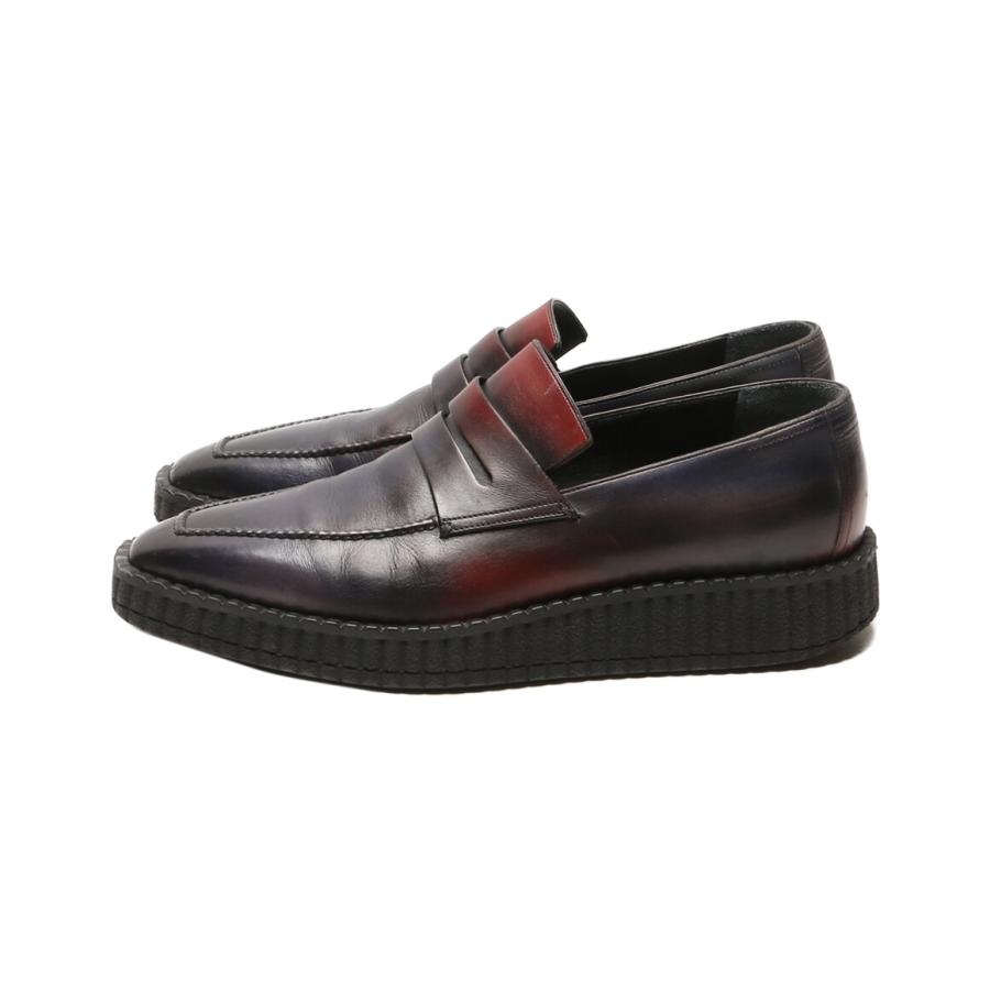 希少 Berluti ANDY ラウンドトゥ パティーヌ レザー ローファー ベルルッティ ローファー アンディ パティーヌ 19SS メンズ SIZE 8 1/2
