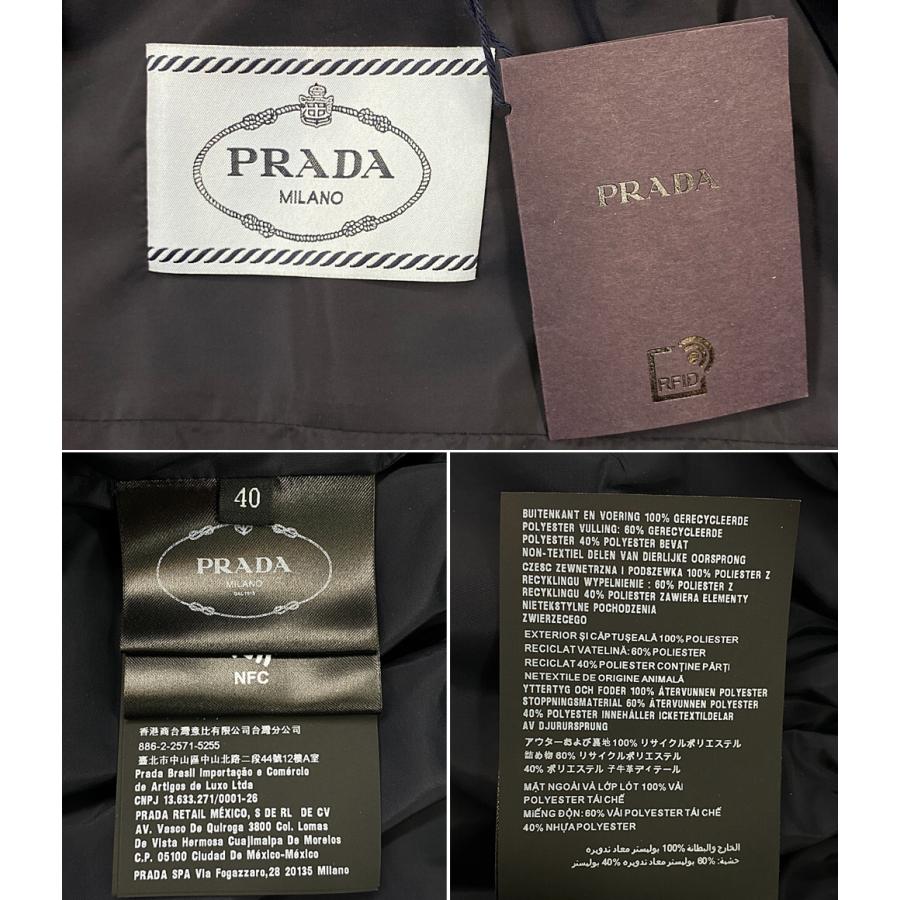プラダ コート フード付き 中綿入り 2021 レディース SIZE 40 PRADA