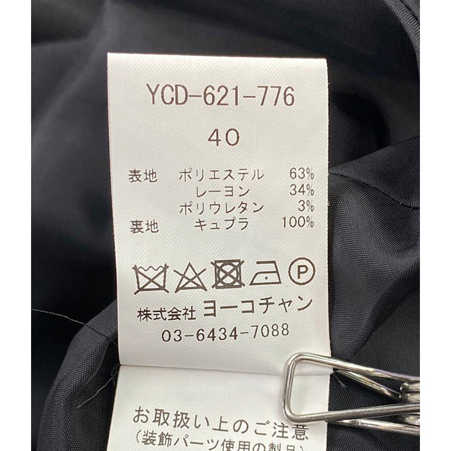 ヨーコチャン 半袖ワンピース ブラック YCD-621-7768 レディース SIZE