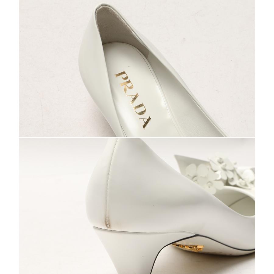 プラダ フラワーディテールパンプス 23aw レディース SIZE 35 プラダ フラワーディテールパンプス 23aw レディース SIZE 35