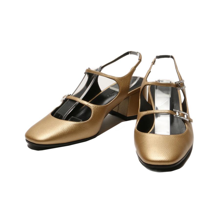エルメス ジャッキー ゴールド パンプス レディース SIZE 37 エルメス ジャッキー ゴールド パンプス レディース SIZE 37
