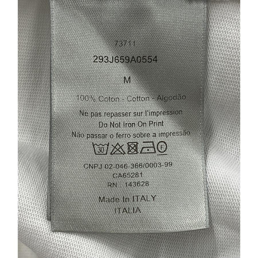 クリスチャンディオール 半袖Tシャツ ホワイト ロゴ刺繍