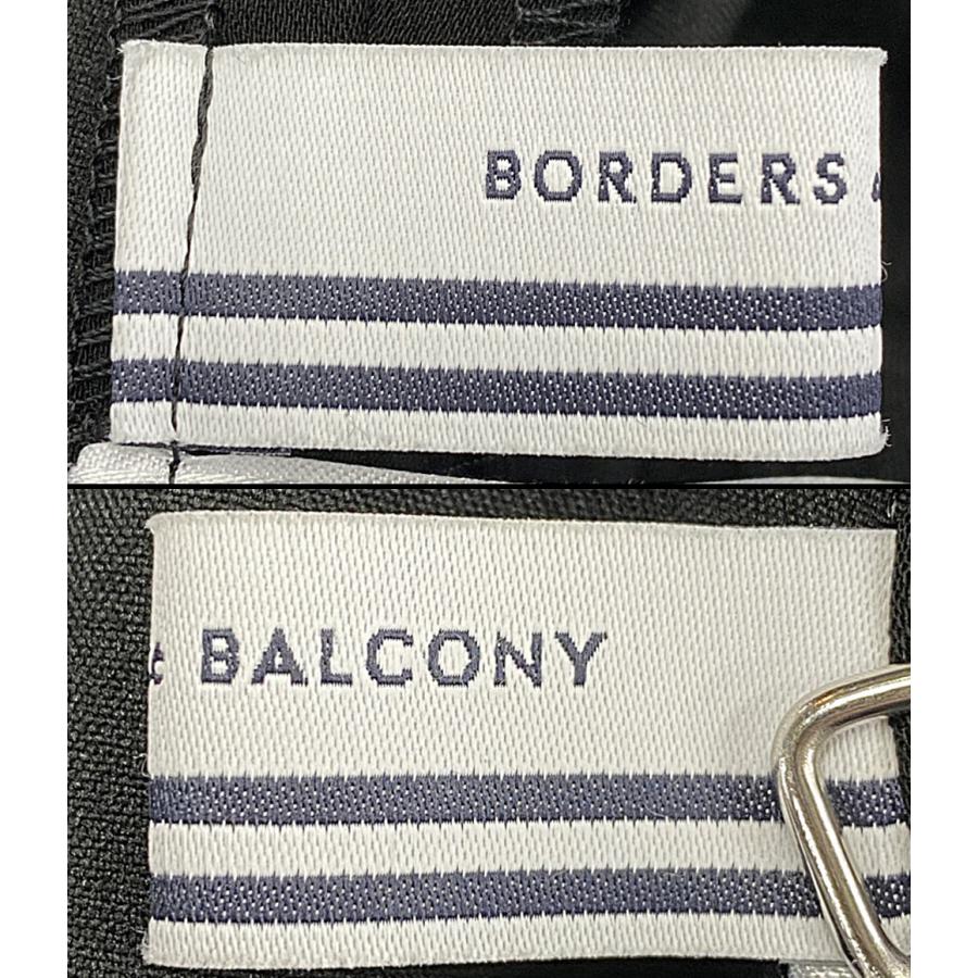 美品ボーダーズアットバルコニーネイビー ストライプ半袖ワンピース36 美品ボーダーズアットバルコニーネイビー ストライプ半袖