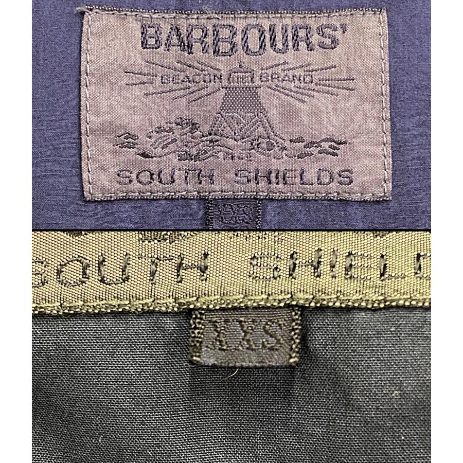 バブアー マウンテンパーカー ネイビー ダブルジップ メンズ SIZE XXS