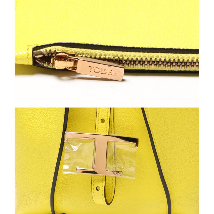 極美品　トッズ　TOD'S セラ　ミニ　2way ショルダーバッグ　イエロー 超極美品】TOD'S トッズ セラ ミニ ショルダーバッグ