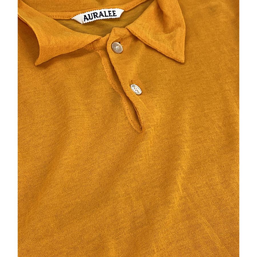 オーラリー ポロシャツ GAUZE SHORT POLO A24SP02RB レディース SIZE 