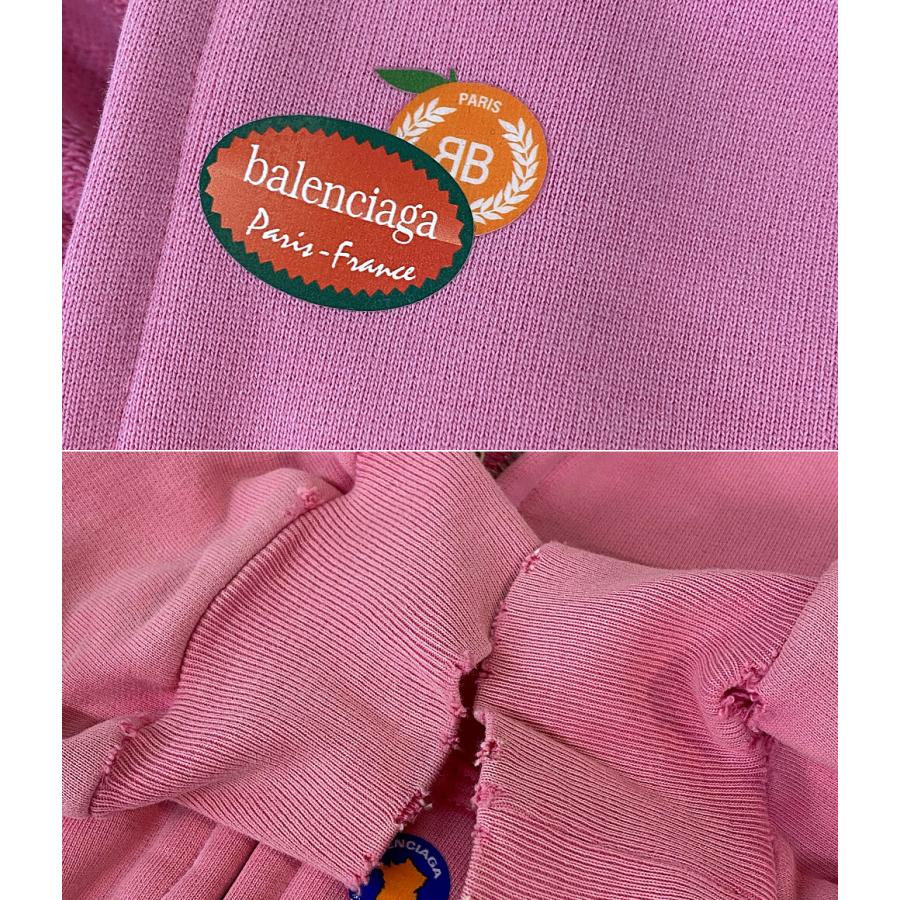 BALENCIAGA（バレンシアガ） スウェットパーカー FRUITY ダメージ加工