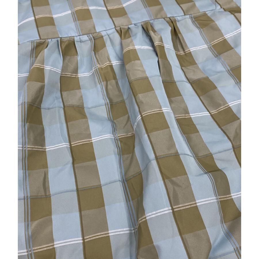 ドゥロワー1ベストトップス 美品 ドゥロワー ベスト トップス ブルー×ベージュ 6521-299