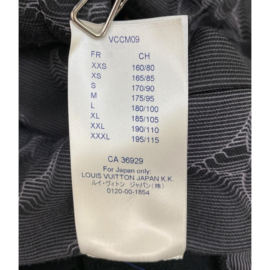 ルイヴィトン 3Dモノグラムパーカー スウェット ブラック 21AW メンズ