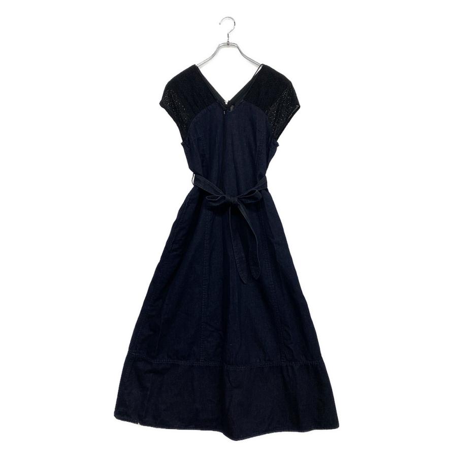 ロキト ワンピース 切替 DENIM SHOULDER LACE DRESS レディース SIZE 1