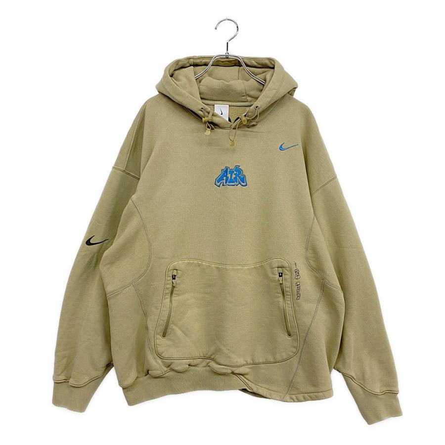 ナイキ オフホワイト スウェットパーカー ベージュ メンズ SIZE XL
