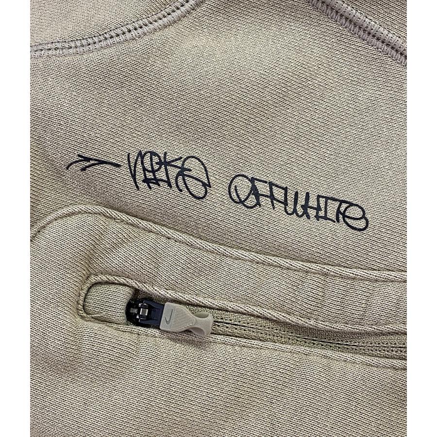 ナイキ オフホワイト スウェットパーカー ベージュ メンズ SIZE XL