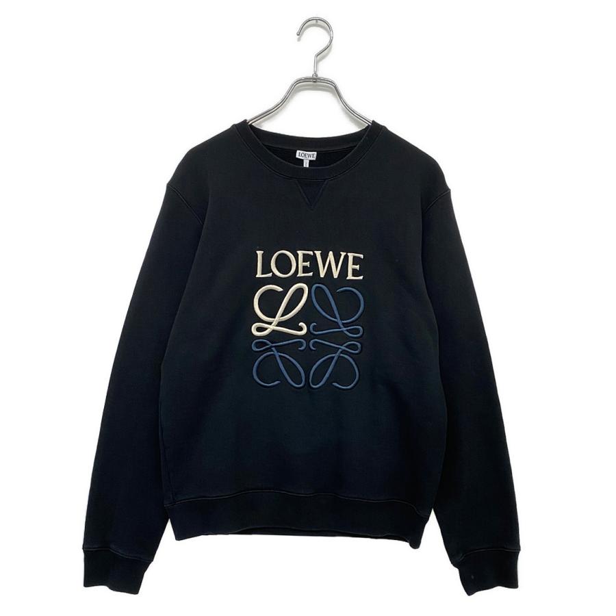 LOEWE ロエベ アナグラム刺繍 スウェットトレーナー LOEWE(ロエベ) アナグラム ロゴ刺繍 インサイドアウト クルー