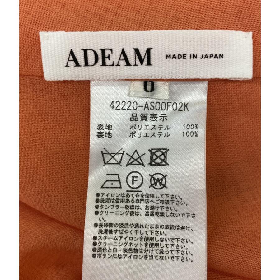 美品 アディアム 長袖ワンピース オレンジ 42220-AS00F02K レディース