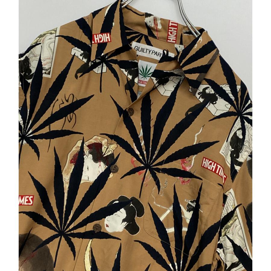 ザギルティーパーティーズ ワコマリア 半袖シャツ HIGH TIMES メンズ 