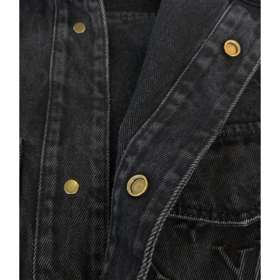 ルイヴィトン デニムジャケット HQS42W モノグラム メンズ SIZE S