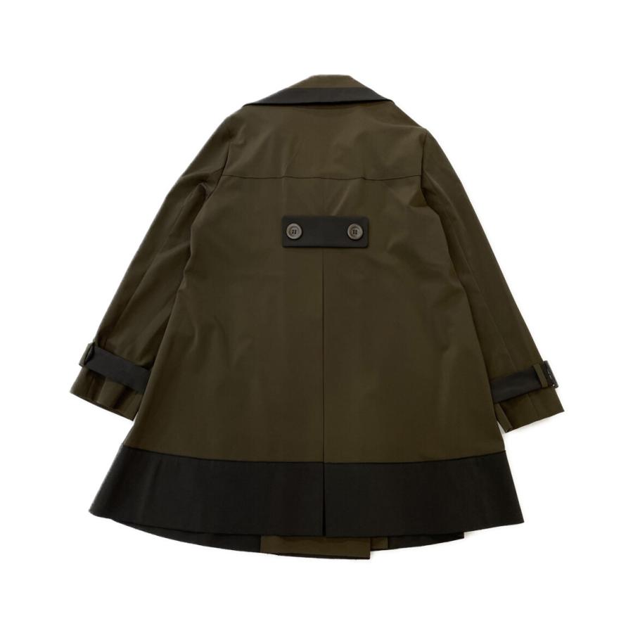 フォクシー Aライン コート 袖ベルト ブラウン レディース SIZE F 