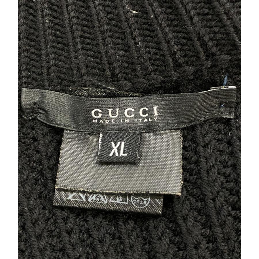 グッチ ジップアップカーディガン ブラック メンズ SIZE XL GUCCI 中古