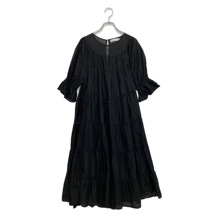 MERLETTE BYWARD ワンピース　黒　xsサイズ マーレット ティアードワンピース ブラック レディース SIZE XS