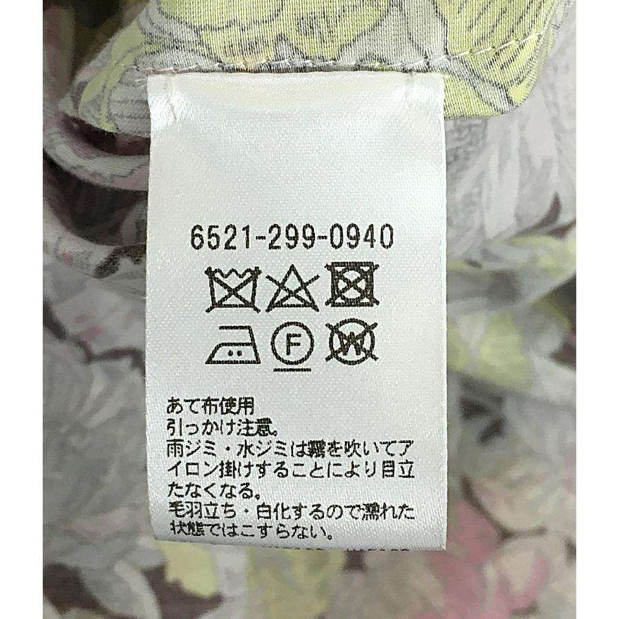 知英【ドゥロワー】ブラウス ブルー 38 M相当 定価8.8万 知英【ドゥロワー】ブラウス ブルー 38 M相当 定価8.8万
