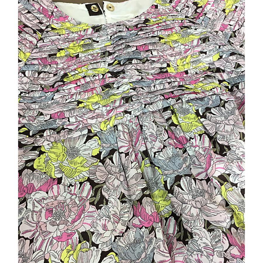 ドゥロワー ブラウス 五分袖 花柄 6521-299-0940 レディース SIZE 36