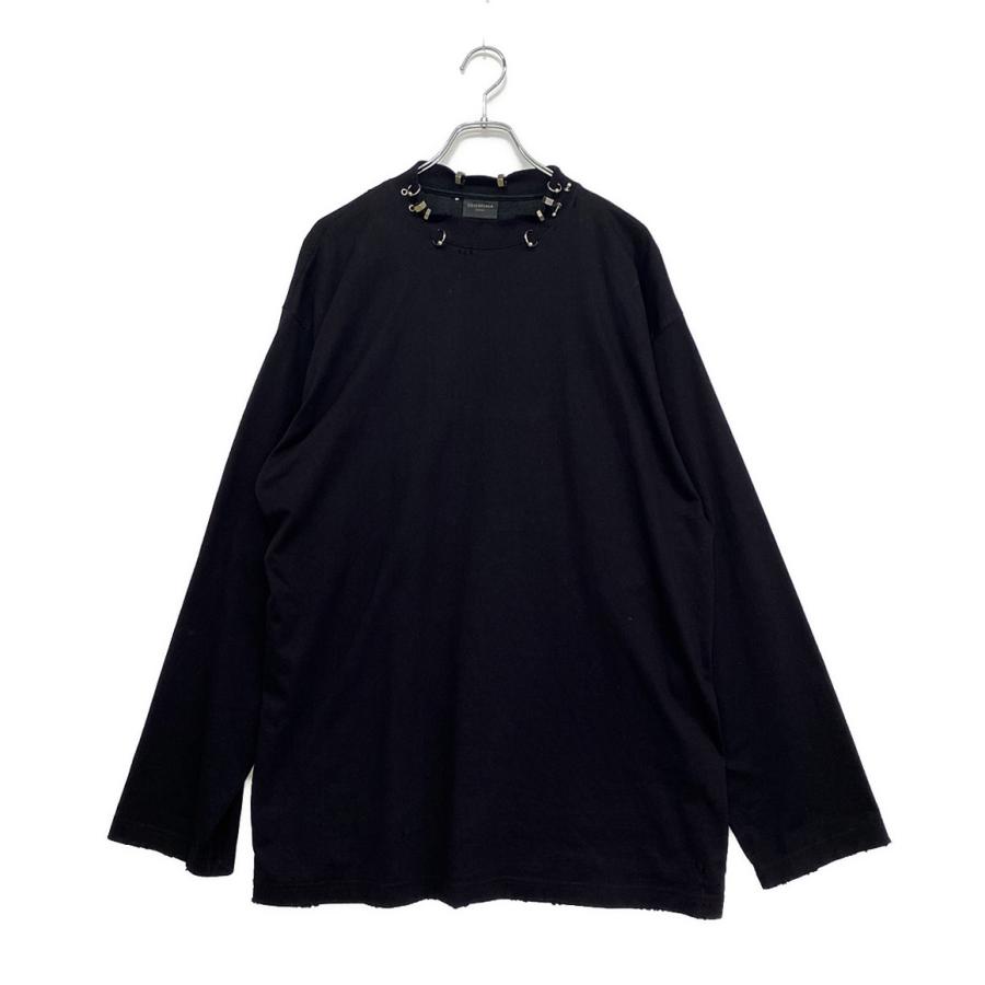 BALENCIAGA（バレンシアガ） ダメージ加工ピアストレーナー ブラック