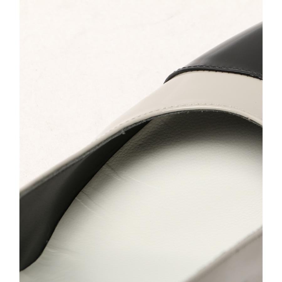 シャネル パンプス パテントレザーチャンキーヒール G45053