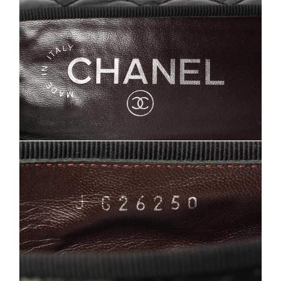 シャネル パンプス バレリーナ エイジド カーフスキン G26250